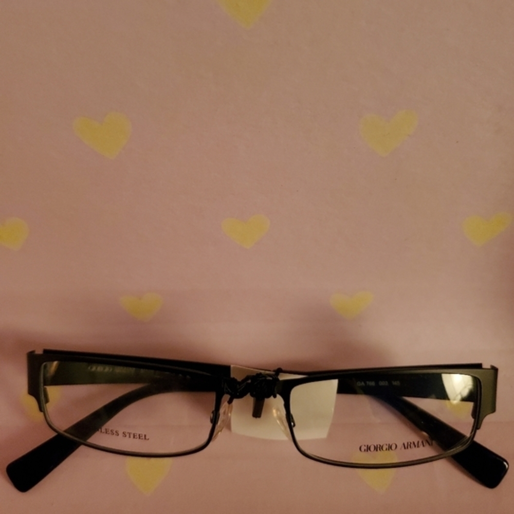 Giorgio Armani Women Black Eyeglasses Like new Authentic tag, case, and cloth
